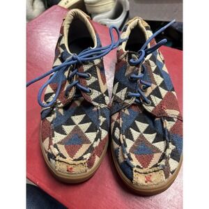 Twisted X Aztec Sneakers Youth Size 3